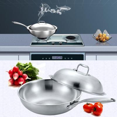 AO XING 澳星炒锅(三层复合钢拉丝炒锅SC2802F)-厨具-亚马逊
