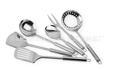 【厨具用品不锈钢厨具1.0带磁圆柄七件套】价格_厂家_图片 -